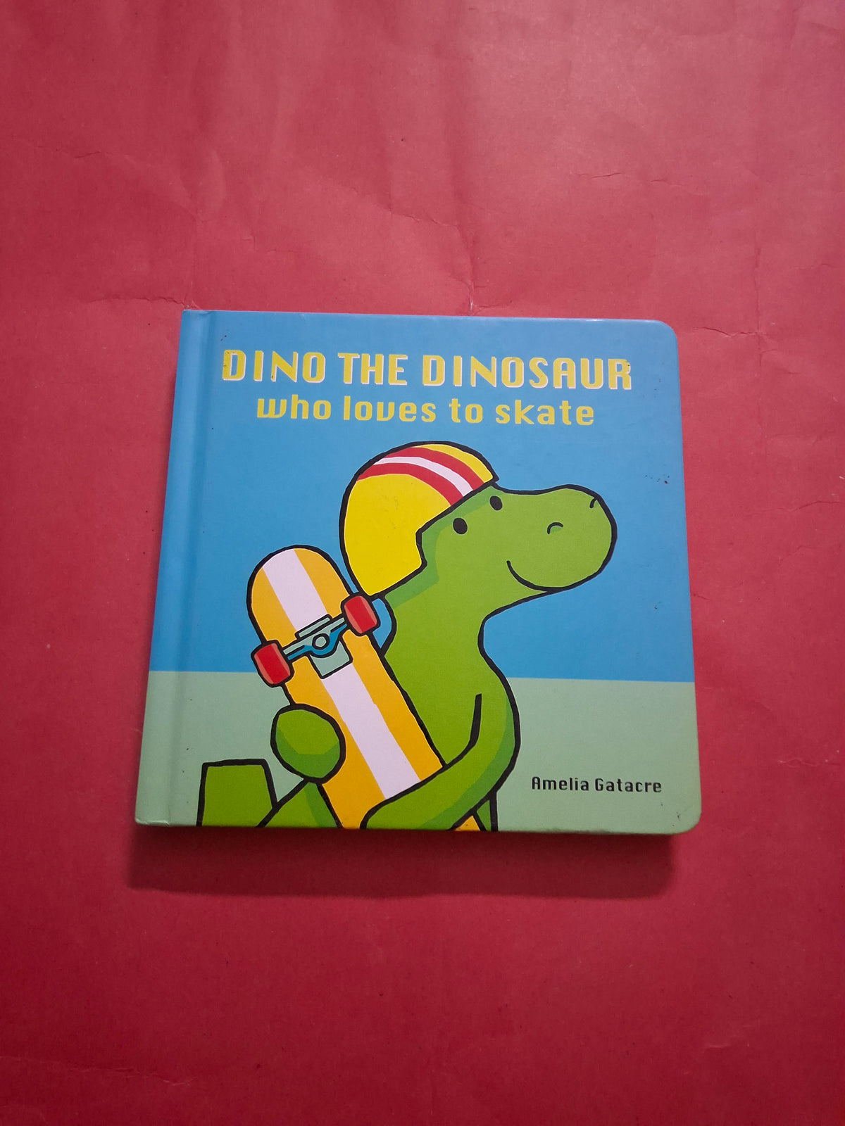 DINO THE DINOSAUR who loves to skate