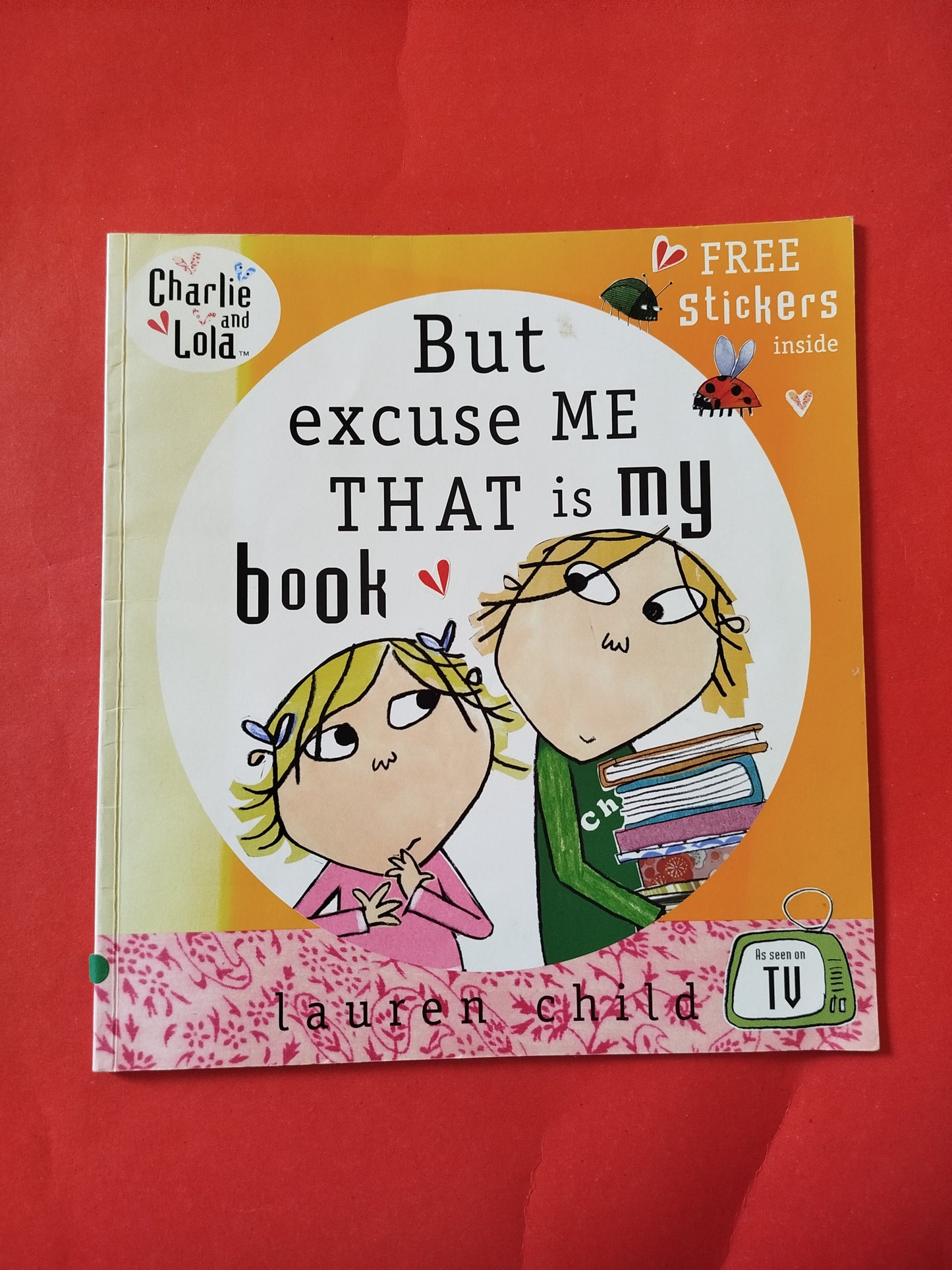 But excuse me that is my book