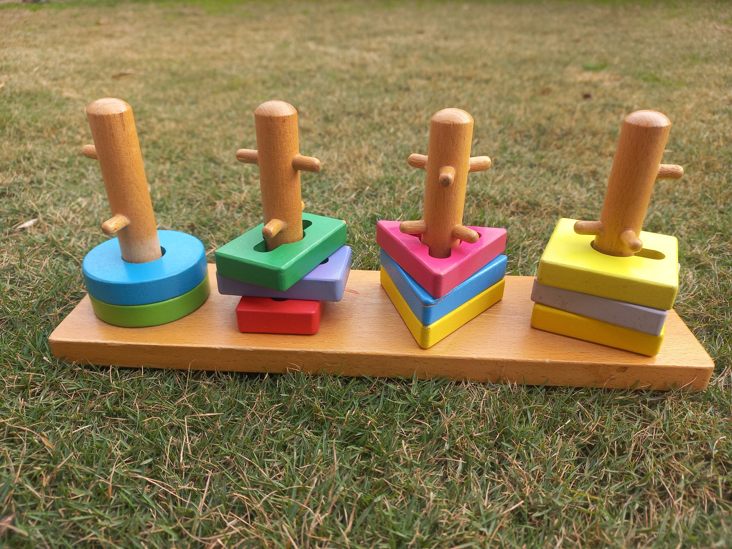 Wooden shape column