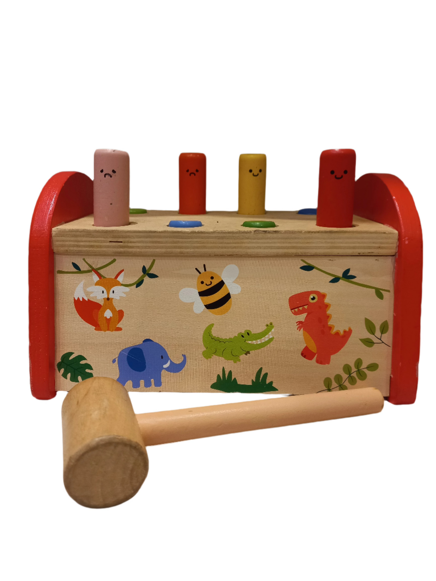 Wooden hammer set