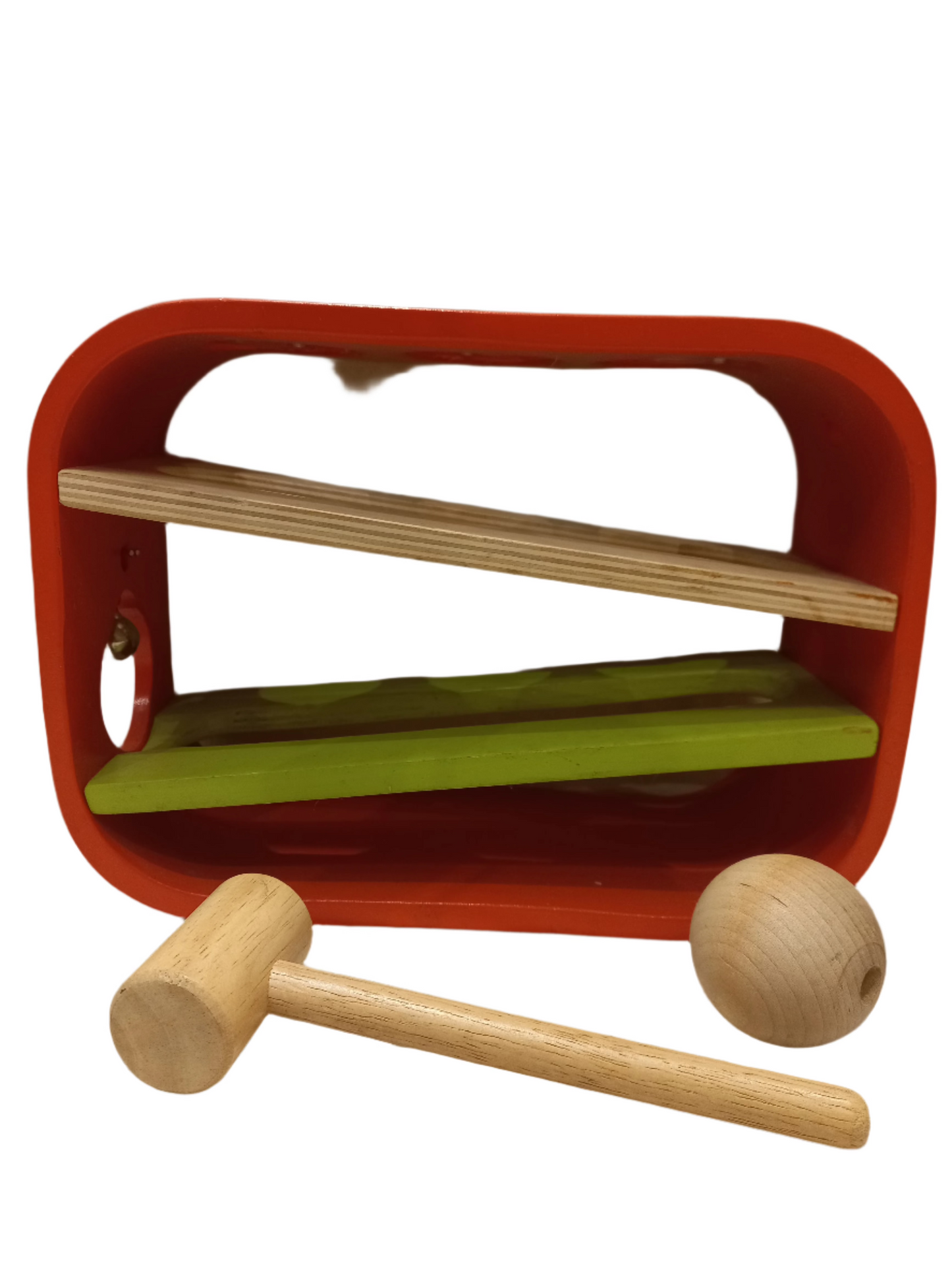 Wooden ball and hammer set