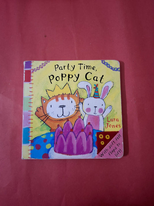 Party Time, poppy Cat - lift the flaps