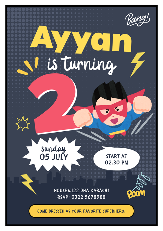 Birthday Invites