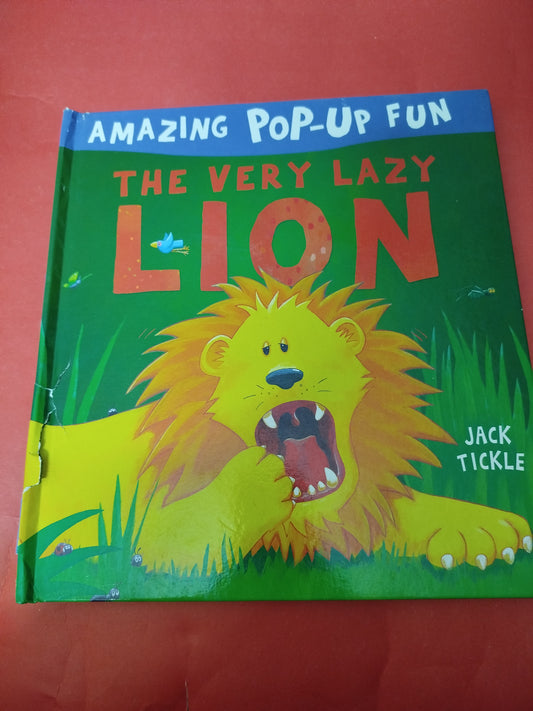 THE VERY LAZY LION - Popup Book
