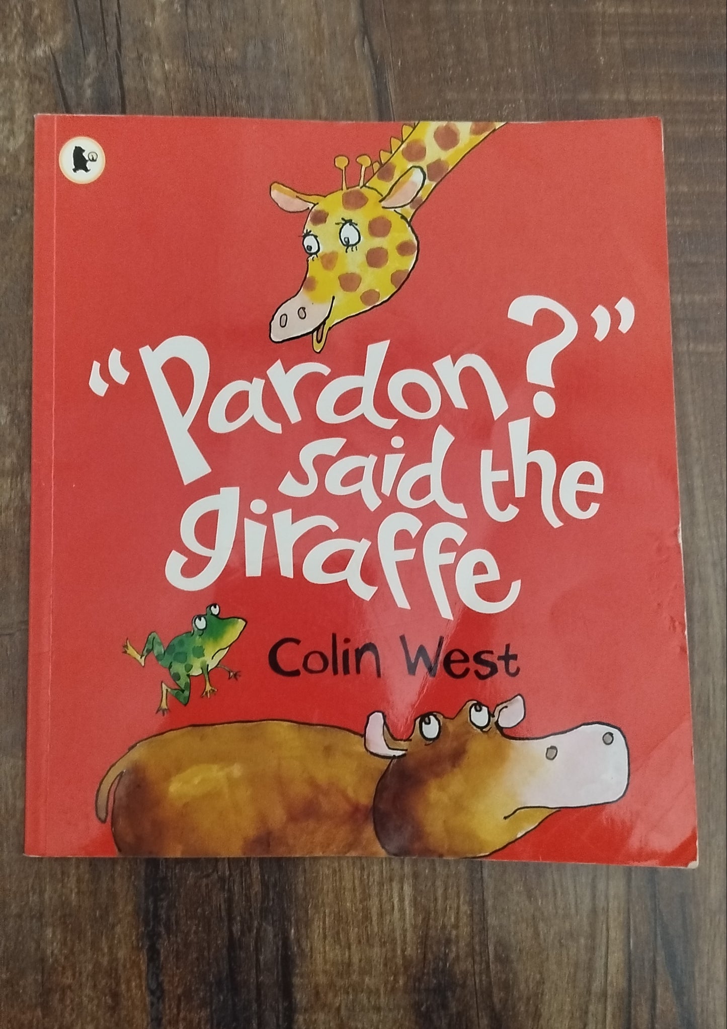 Pardon?" said the giraffe