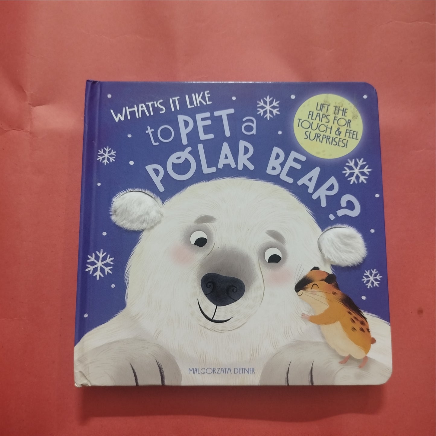 WHAT'S IT LIKE to PET a POLAR BEAR? Lift the flap plus touch and feel book