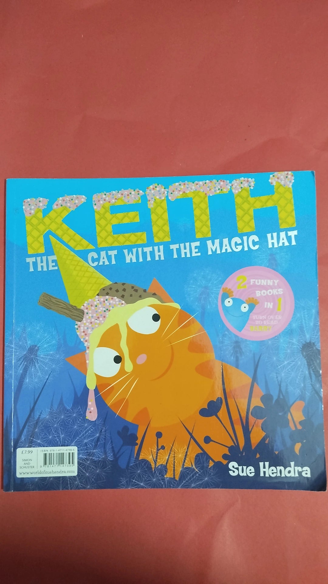 Keith the cat with magic hat