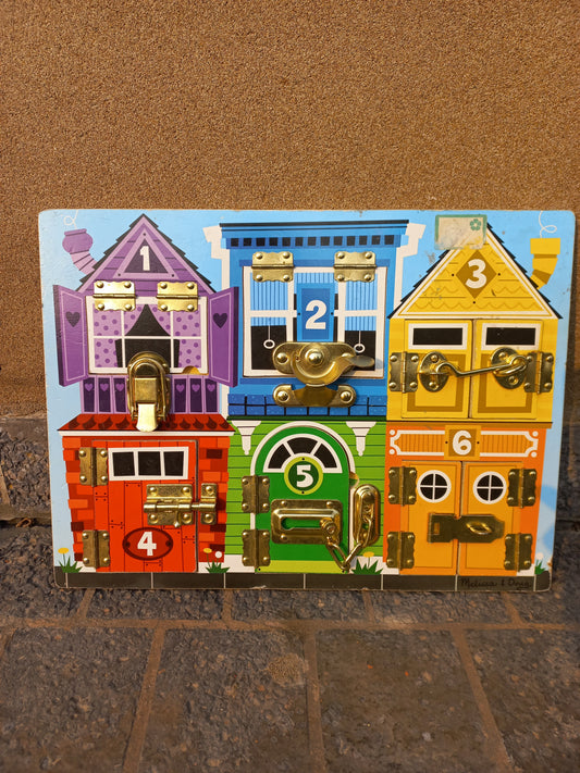 Melissa & Doug latches board