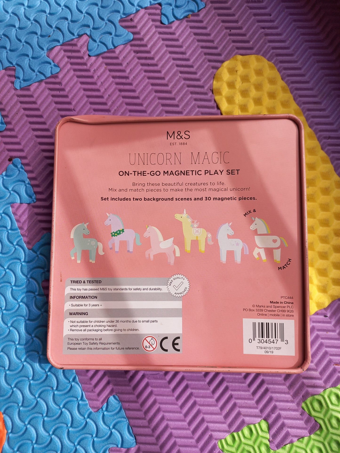 M&S magnetic unicorn playset